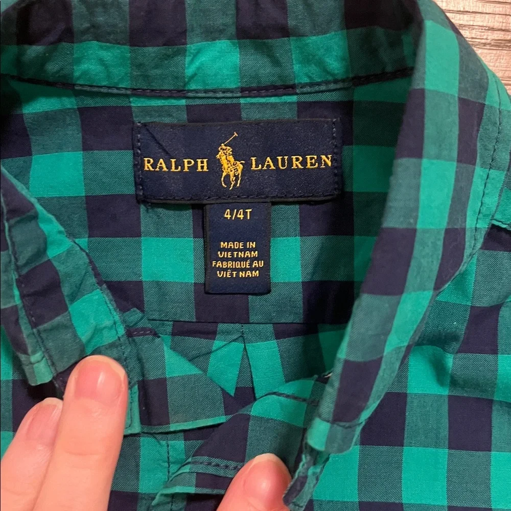 Ralph Lauren toddler button down 4T EUC